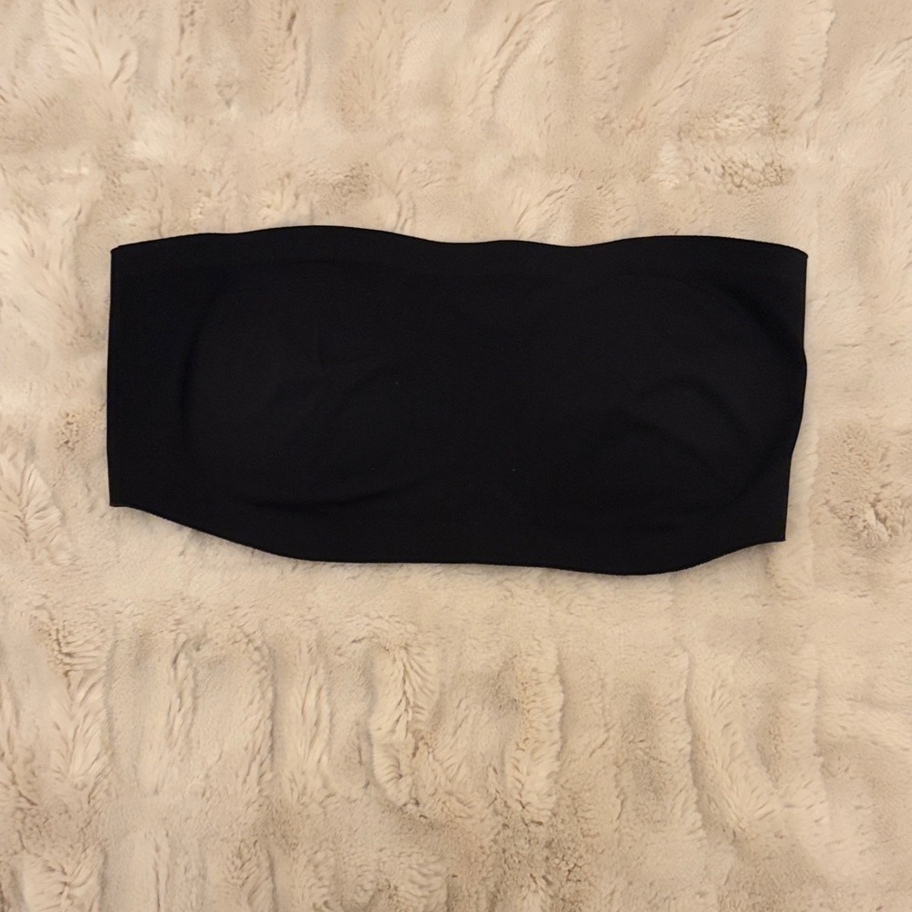 Black Bandeau Bra